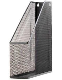 REVISTERO METALICO REJILLA 10X295X215CM NEGRO