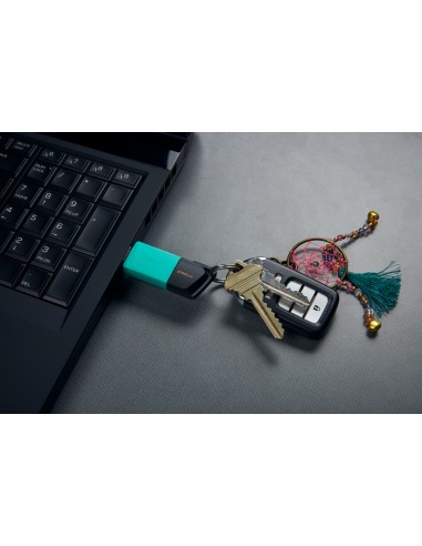 DataTraveler Exodia M unidad flash USB 256 GB USB tipo A 3.2 Gen 1 (3.1 Gen 1) Negro, Turquesa