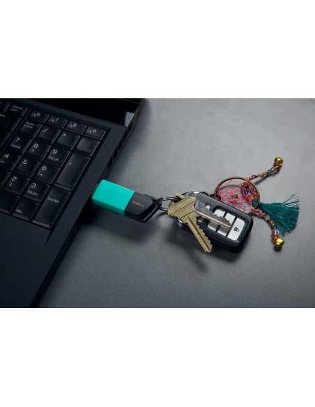 DataTraveler Exodia M unidad flash USB 256 GB USB tipo A 3.2 Gen 1 (3.1 Gen 1) Negro, Turquesa