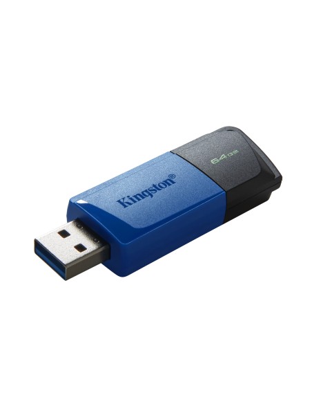 DataTraveler Exodia M unidad flash USB 64 GB USB tipo A 3.2 Gen 1 (3.1 Gen 1) Negro, Azul
