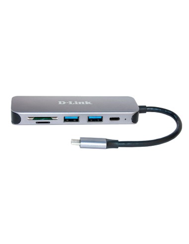DUB-2325 base para portátil y replicador de puertos USB Tipo C Gris