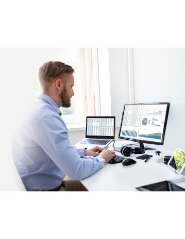 DUB-2327 base para portátil y replicador de puertos Alámbrico USB Tipo C Gris