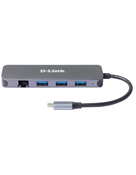 DUB-2334 base para portátil y replicador de puertos Alámbrico USB Tipo C Gris