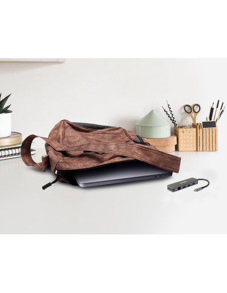 DUB-2334 base para portátil y replicador de puertos Alámbrico USB Tipo C Gris