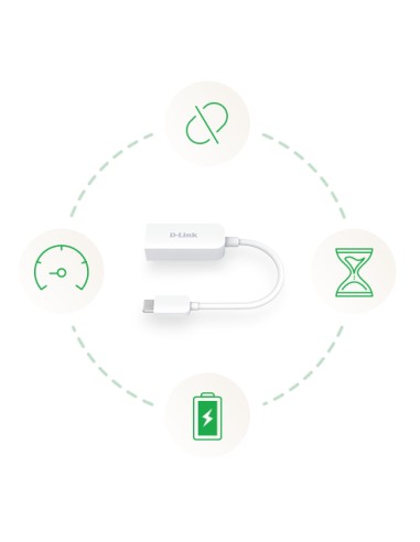 DUB-E250 adaptador y tarjeta de red Ethernet 2500 Mbit/s