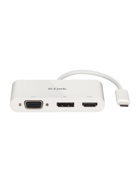 DUB-V310 base para portátil y replicador de puertos Alámbrico USB 3.2 Gen 1 (3.1 Gen 1) Type-C Blanco
