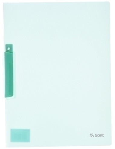 DOSSIER CLIP DOHE PP A4 p.PTCO.30h VERD - Pack de 8 unidades