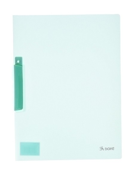 DOSSIER CLIP DOHE PP A4 p.PTCO.30h VERD - Pack de 8 unidades