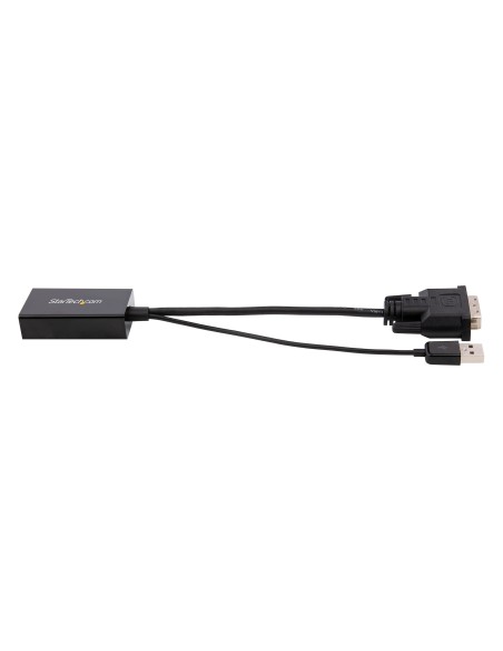 Adaptador DVI a DisplayPort Alimentado por USB - Conversor DVI a DisplayPort - Convertidor DVI-D a DP - 1920x1200