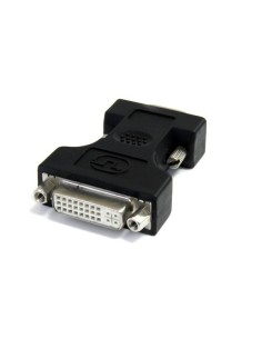 Adaptador Conversor DVI-I a VGA - DVI-I Hembra - HD15 Macho - Negro