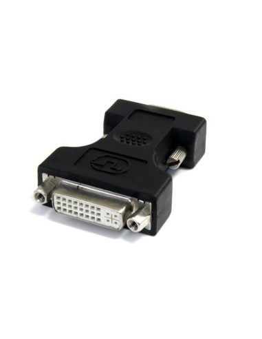 Adaptador Conversor DVI-I a VGA - DVI-I Hembra - HD15 Macho - Negro