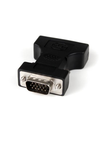 Adaptador Conversor DVI-I a VGA - DVI-I Hembra - HD15 Macho - Negro