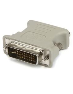 Adaptador Conversor DVI-I a VGA - DVI-I Macho - HD15 Hembra - Blanco