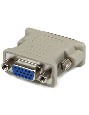 Adaptador Conversor DVI-I a VGA - DVI-I Macho - HD15 Hembra - Blanco