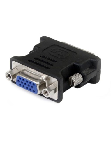 Adaptador Conversor DVI-I a VGA - DVI-I Macho - HD15 Hembra - Negro