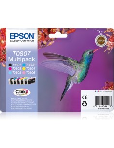 Hummingbird Multipack T0807 6 colores (etiqueta RF)