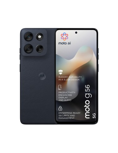 moto g56 5G 17,1 cm (6.72") Ranura híbrida Dual SIM Android 15 USB Tipo C 8 GB 256 GB 5200 mAh Negro