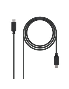USB 2.0, 1m cable USB USB C Negro