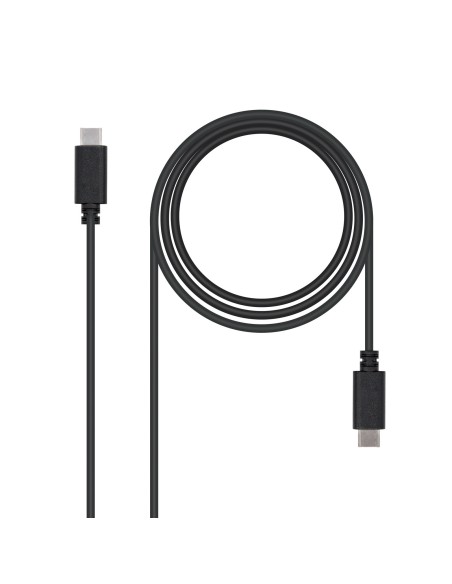 USB 2.0, 1m cable USB USB C Negro