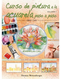 Curso de pintura a la acuarela paso a paso libro y dvd