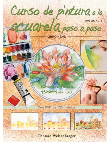 Curso de pintura a la acuarela paso a paso libro y dvd