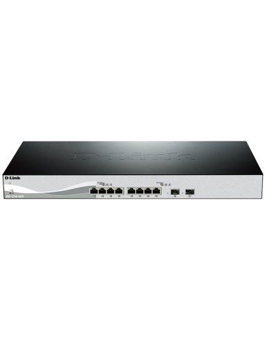 DXS-1210-10TS Gestionado L2/L3 10G Ethernet (100/1000/10000) 1U Negro, Plata