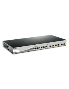 DXS-1210-12TC/E switch Gestionado L2 10G Ethernet (100/1000/10000) 1U Negro, Plata