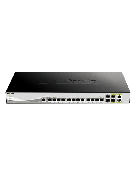 DXS-1210-16TC/E switch Gestionado L2 10G Ethernet (100/1000/10000) Gris