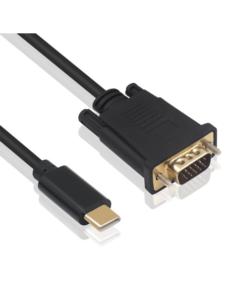 EC1052 adaptador de cable de vídeo 1,8 m USB Tipo C VGA (D-Sub)