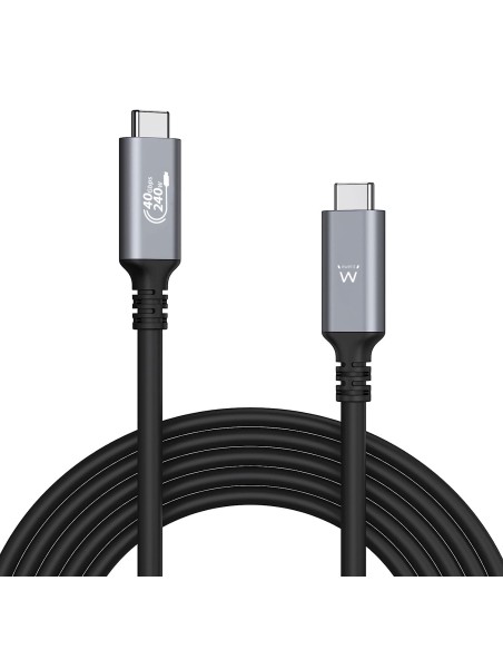 EC1070 cable USB 1 m USB4 Gen 3x2 USB C Negro
