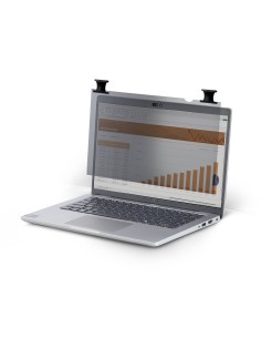 Filtro de Privacidad Táctil Brillante para Portátil 14in 16:9 - Protector de Pantalla - De Voltear - Transmitancia del 75% - Fil