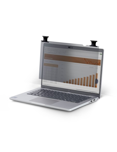 Filtro de Privacidad Táctil Brillante para Portátil 14in 16:9 - Protector de Pantalla - De Voltear - Transmitancia del 75% - Fil