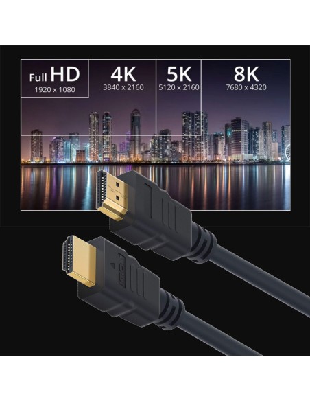 EC1320 cable HDMI 1 m HDMI tipo A (Estándar) Negro