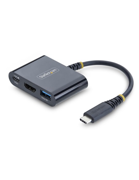 Dock Hub Multipuertos USB Tipo C a HDMI - Adaptador Multipuertos USB-C a HDMI - Carga de 140W - Hub Ladrón USB de 5Gbps - HDMI 4