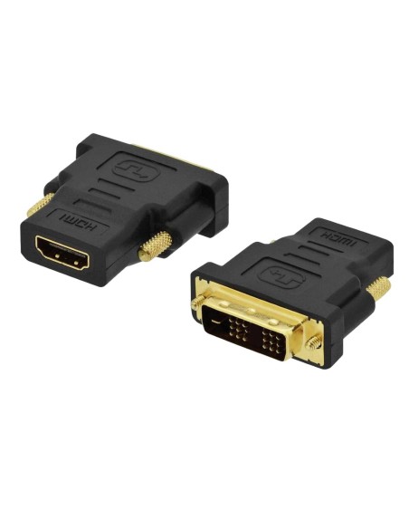 Adaptador DVI a HDMI con conector DVI tipo 18+1