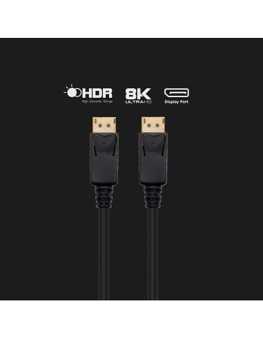 EC1407 cable DisplayPort 3 m Negro