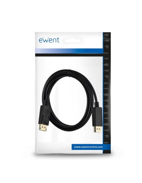 EC1407 cable DisplayPort 3 m Negro