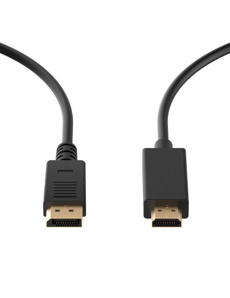 EC1432 adaptador de cable de vídeo 3 m DisplayPort HDMI tipo A (Estándar) Negro