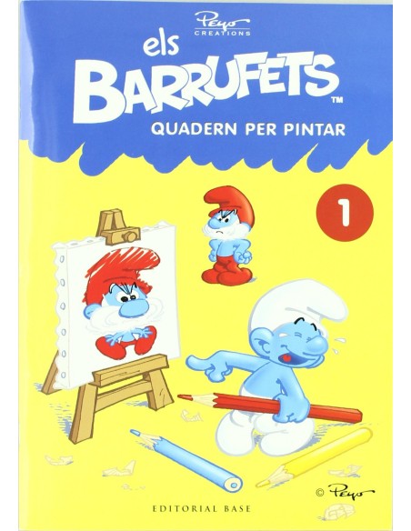 Els Barrufets Quadern per pintar 1