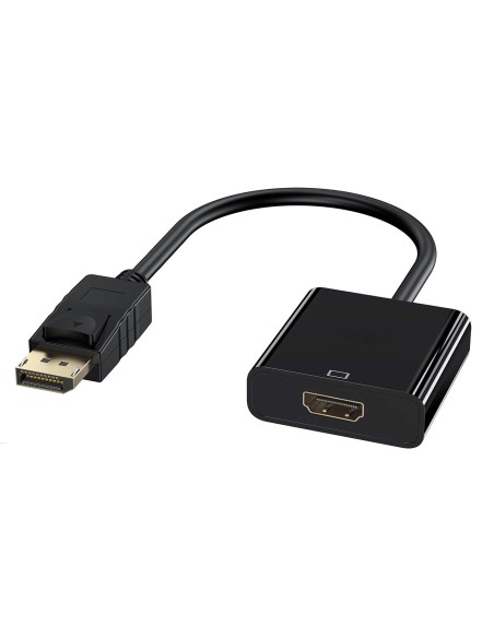 EC1455 adaptador de cable de vídeo 0,15 m DisplayPort HDMI Negro
