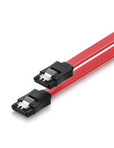 EC1510 cable de SATA 0,3 m SATA 7-pin Negro, Rojo