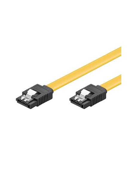 EC1511 cable de SATA 0,5 m SATA 7-pin Negro, Amarillo