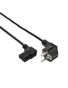 EC1910 cable de transmisión Negro 1,8 m C13 acoplador Enchufe tipo F 2