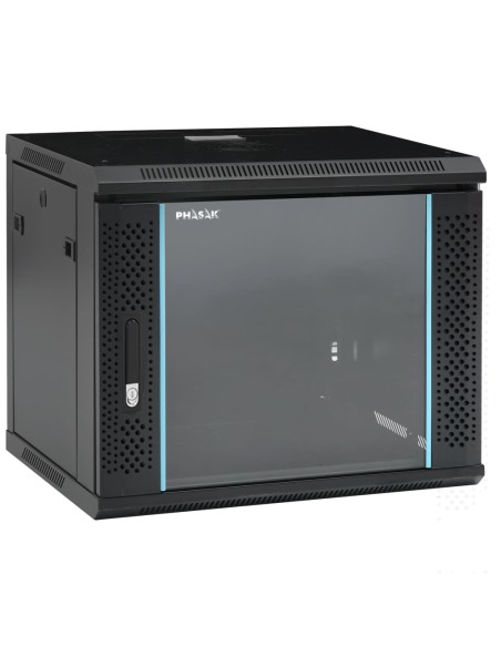 PHO 2109 armario rack 9U Bastidor de pared Negro
