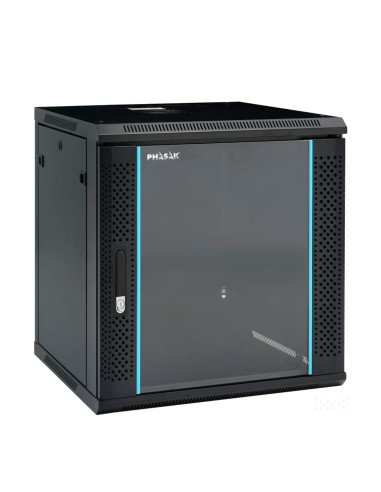 PHO 2112 armario rack 12U Bastidor de pared Negro