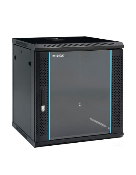 PHO 2112 armario rack 12U Bastidor de pared Negro