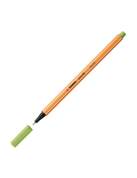 point 88 rotulador Fino Beige, Azul, Verde, Verde claro, Naranja, Pastel, Melocotón, Violeta, Amarillo 12 pieza(s)