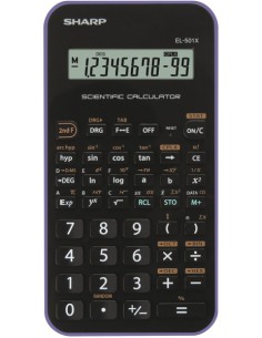 EL-501X calculadora Bolsillo Calculadora científica Negro, Violeta