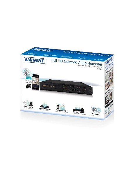 EM6304 Grabadore de vídeo en red (NVR) Negro