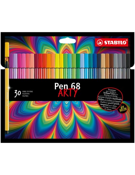 Pen 68 ARTY rotulador Medio Multicolor 30 pieza(s)
